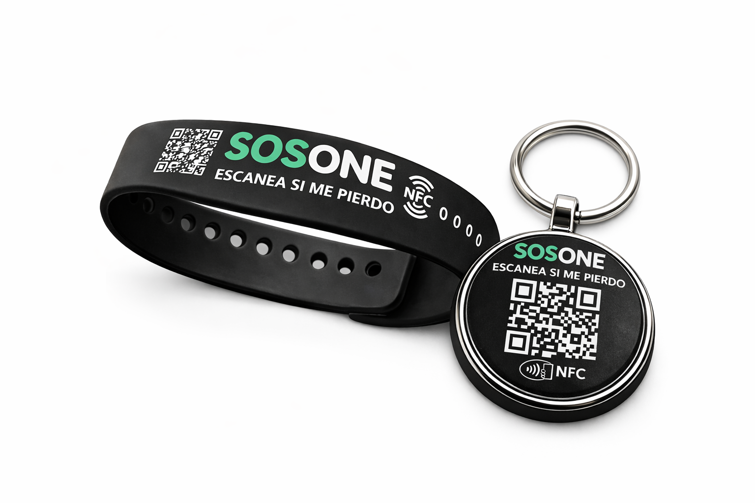 SOSOne Pack DÜO - MyBand + KeyTag